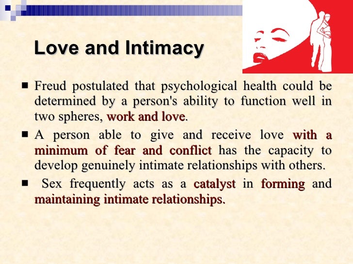 Sigmund freud sexuality and the psychology of love
